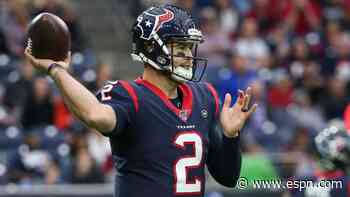 Falcons adding QB McCarron as Ryan's backup