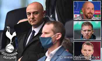 Does anyone want the Spurs job? Daniel Levy's plans in tatters as Erik ten Hag announces Ajax stay