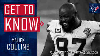 Get to know Houston Texans defensive lineman Maliek Collins, signed as an unrestricted free agent on March 23, 2021. - HoustonTexans.com