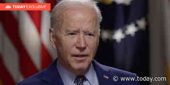 President Biden in TODAY exclusive: 'I don't think the American people are racist'