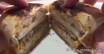 Food blogger shows how to create McDonald's breakfast crunchwrap at home - Mirror Online
