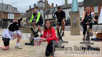 Downham community take on virtual cycle for food scheme - Eastern Daily Press