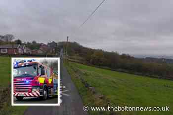 Firecrews tackle van blaze in Horwich