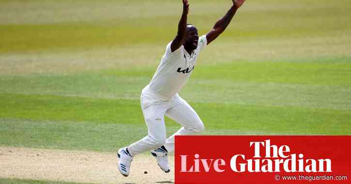 Surrey v Hampshire, Notts beat Derbyshire: county cricket – live!