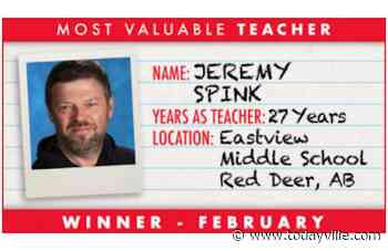 Red Deer teacher representing Canada for Most Valuable Teacher title - Todayville.com