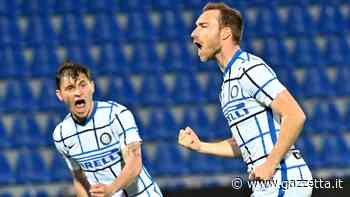 Crotone-Inter 0-2, gol di Eriksen e Hakimi: domani è scudetto se l'Atalanta non vince