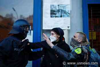 Police, Protesters Clash During May Day Rallies in Berlin