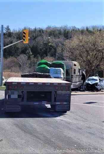 Markham truck driver faces impaired charge following multiple-vehicle collision - NewmarketToday.ca