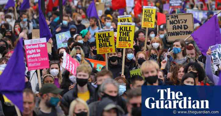 Thousands march through London in biggest ‘kill the bill’ protest yet