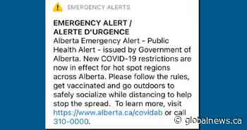 Albertans have mixed feelings after province’s emergency alert use