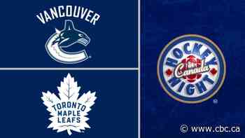 Hockey Night in Canada: Vancouver vs. Toronto - CBC.ca