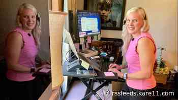 Work-at-home mom loses 50 pounds, while walking 6500 miles on a treadmill under her desk