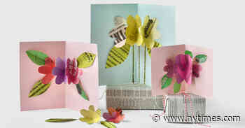 Newspaper Pop-up Card