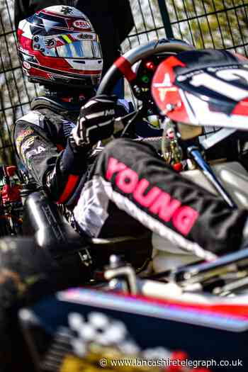 Teen karting prodigy from Rossendale competes in first official Motorsport UK race