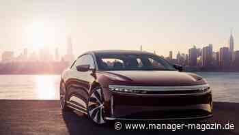 Saudi-Arabien erwägt eigene Elektroauto-Fertigung mit Lucid Motors - Ölstaat sucht Weg in abgasfreie Zukunft