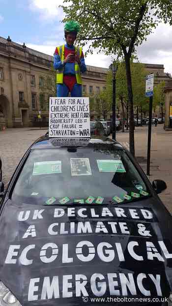 Extinction Rebellion lead protest in Bolton as part of national day of action