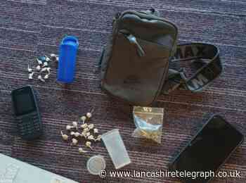 Men abandon car on false plates in Darwen after spotting police, leaving behind a stash of drugs
