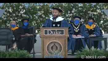 John Legend delivers Duke University's 2021 commencement speech