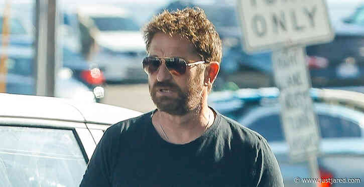 Gerard Butler Fuels Up His Truck While Out in Malibu