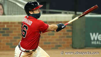 Braves catcher Travis d'Arnaud placed on 60-day injured list after hurting thumb