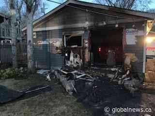 Saskatoon garage fire caused by improper extinguishment of open air fire pit: fire department