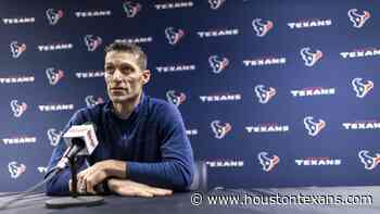 Houston Texans General Manager Nick Caserio recaps the 2021 NFL Draft with the media. - HoustonTexans.com
