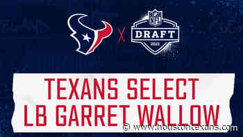 The Houston Texans made multiple trades in Round 5 of the 2021 NFL Draft, moving up to select Texas Christian University linebacker Garret Wallow with the 170th overall pick. - HoustonTexans.com
