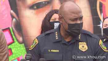 'Here in Houston, we're going to stick together' | HPD Chief Troy Finner urges residents to unite after George Floyd mural defaced downtown - KHOU.com