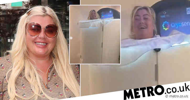 Gemma Collins strips naked in cryotherapy chamber at temperature of ‘minus 180’ and it couldn’t be us