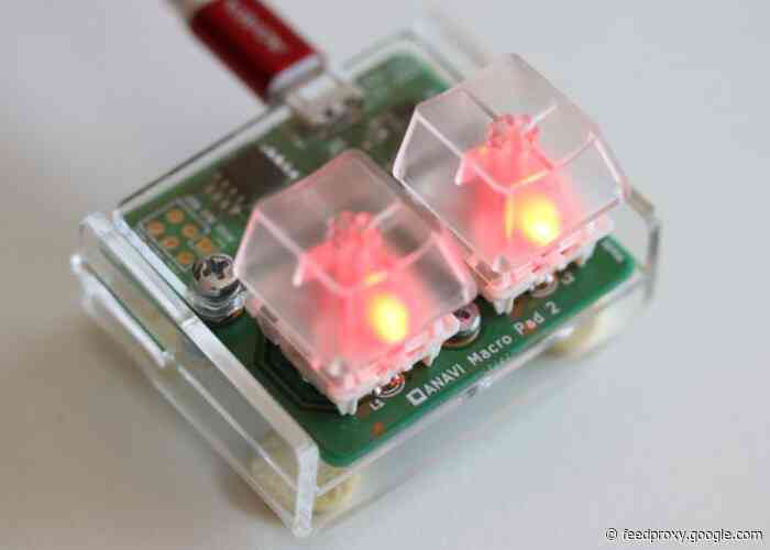 ANAVI Macro Pad 2 open source programmable dual key keypad