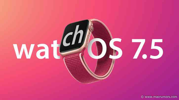 Apple Seeds Second Beta of watchOS 7.5 to Developers