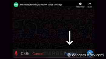 WhatsApp Voice Messages Review Tool Being Tested for Android, iOS: Report