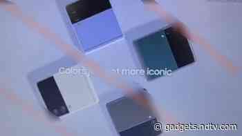 Samsung Galaxy Z Flip 3 Leaked Images Show Dual-Tone Design, Multiple Colour Options