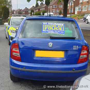 Farnworth: Car seized after driver held provisional license