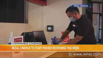 Some local Regal Cinemas to reopen starting Friday