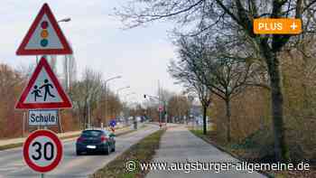 Vor der Bobinger Realschule fahren die meisten Autos zu schnell - Augsburger Allgemeine