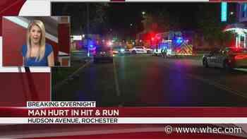 Police searching for driver after and hit and crash hurts Rochester man