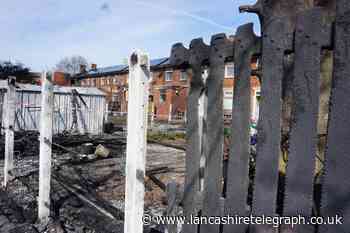 Housing bosses investigate fence safety after huge Blackburn fire