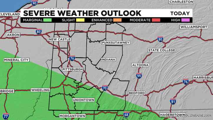 Pittsburgh Weather: Rain Showers, Severe Weather Chances