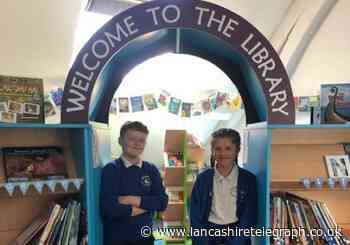 Pupils enjoy refurbished library that makes reading fun