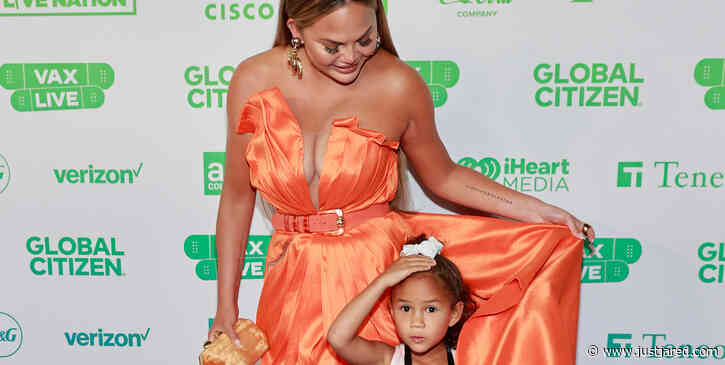 Chrissy Teigen's Daughter Luna Steals the Show at Vax Live Concert!