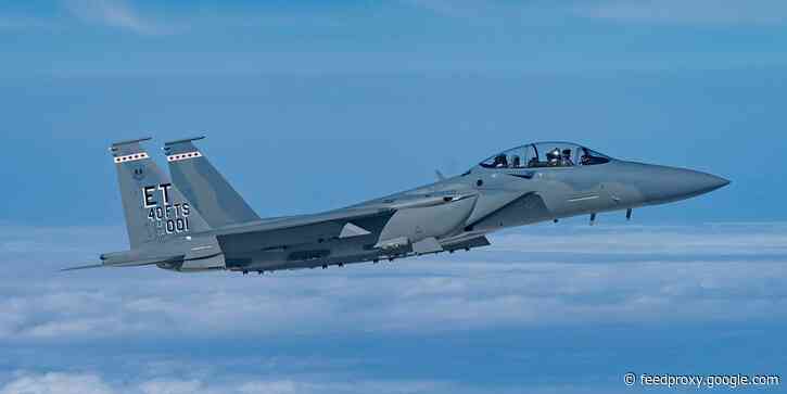 The Air Force's brand-new F-15EX fighter jet is about to have its first major exercise