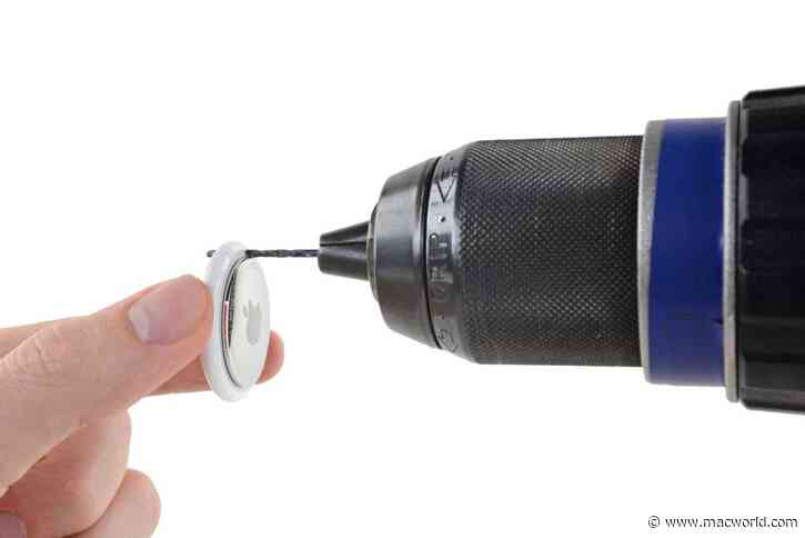 iFixit proves that Apple could have added a keyring hole to the AirTag