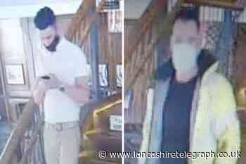 Police release images of two men following disturbance at Darwen pub