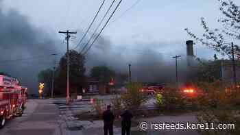 Fire guts historic paper mill in Wisconsin