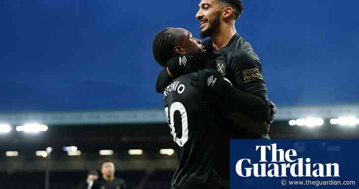 Michail Antonio double boosts West Ham’s top-four hopes with Burnley win