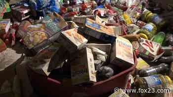Church left to clean up after piles of rotting food left on north Tulsa property - KOKI FOX 23