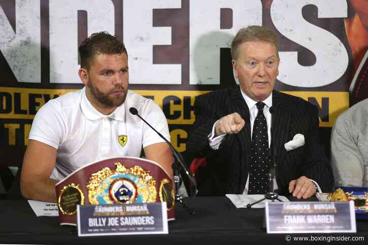 Billy Joe Saunders Annoyed With Ring Size For Canelo Alvarez Showdown