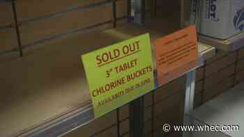 What should pool owners do about the chlorine shortage?