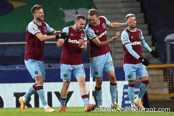 West Ham doet nog volop mee voor plaats in top 4 na overwinning op het veld van Burnley